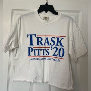 Florida Gators Trask Pitts Comfort Colors Cropped Shirt
